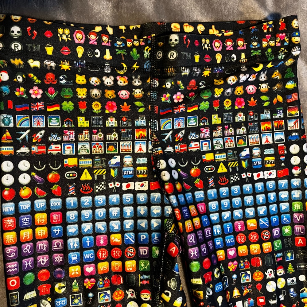 Terez emoji leggings small - Picture 2 of 5